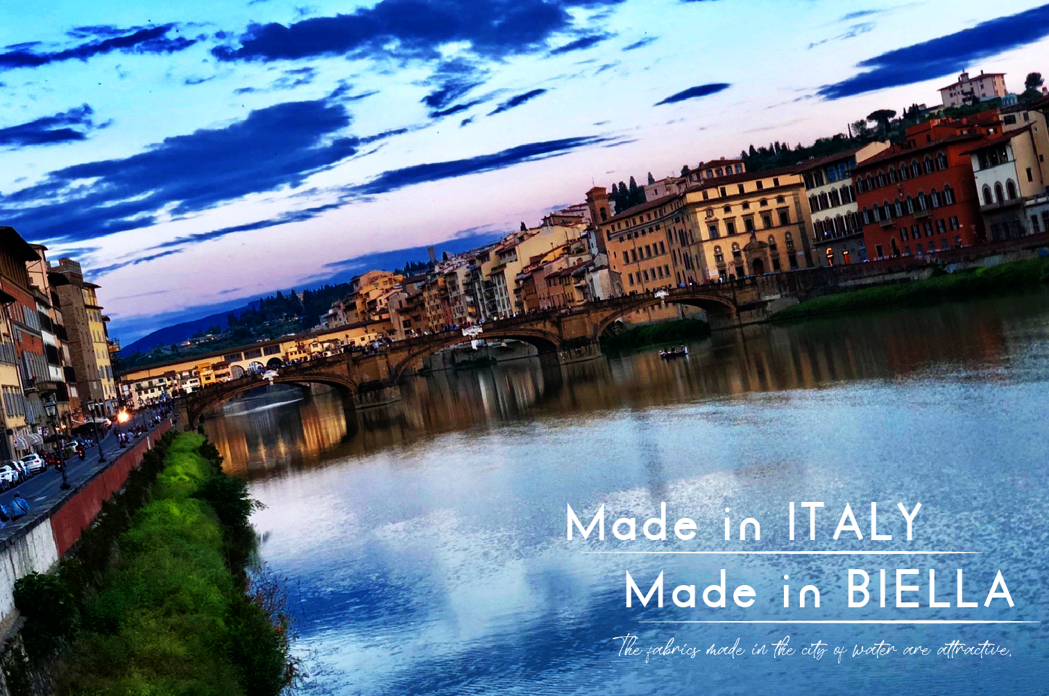 Made in ITALY　Made in BIELLA