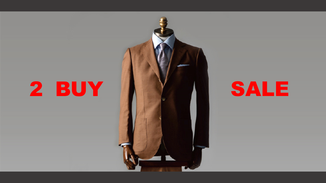 秋冬スーツ2着目半額SALE